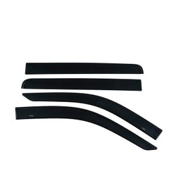 Husky Liners Low Profile Ventvisors/Rain Guards | Fits 2009-2014 Ford F-150 SuperCrew, 2011-2014 Ford F-150 SVT Raptor SuperCrew, 1 pc. | Matte Black - 2857011