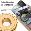 Worm Gear 20T 917-04861 Compatible with MTD Cub Cadet Craftsman
