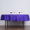90" Inch Round Tablecloth Polyester Circular Wrinkle Resistant Table Cloth