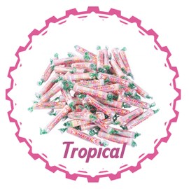 Smarties – Tropical Smarties –2 POUND - Smarties Candy Rolls – Tropical Candy - Orange Candy - Bulk Candy