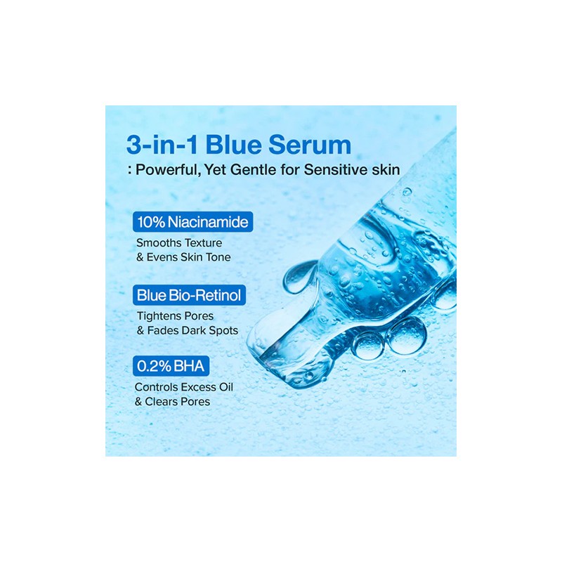 Numbuzin [Numbuzin]No.3 Blue Bio-Retinol Pore Refining Serum 30ml
