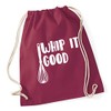 Hippowarehouse Whip it good baking Drawstring Cotton School Gym Kid