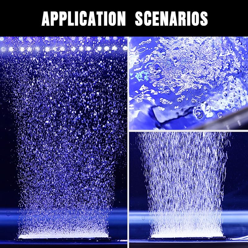 Aquarium Air Stones White Nano Bubble Bar for Fish Tank,