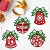 Hying Christmas Bell Bow Cutting Dies for Card Making and