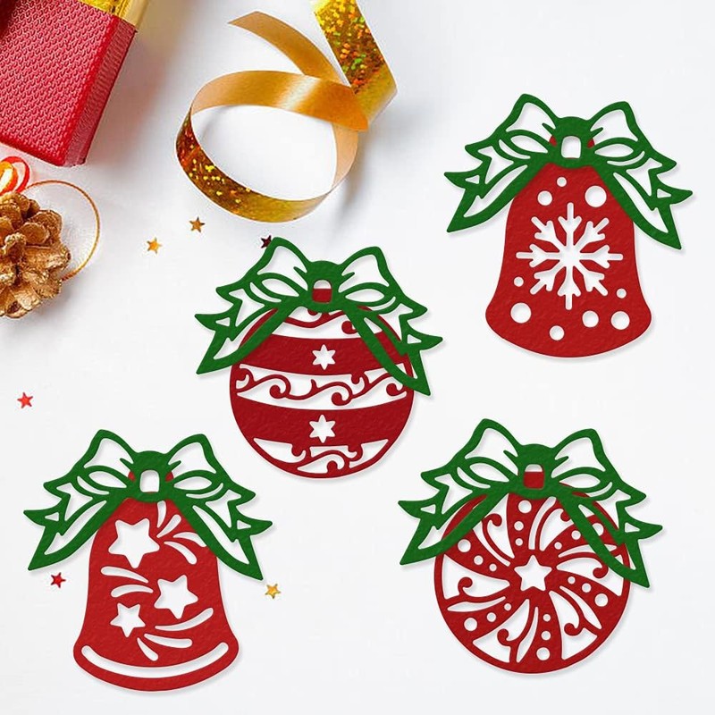 Hying Christmas Bell Bow Cutting Dies for Card Making and