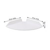 2pcs Wall Mount Floating Corner Shelves Quarter Round Hanging Corner