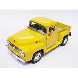 1956 Ford F-100 フォード ピックアップのダイキャストミニカー 1/38スケール（13cm/イエロー）アメリカン雑貨 アメリカ雑貨屋 ミニカー