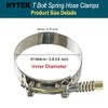HYTEK T-Bolt Spring Hose Clamps, 2 Pack Stainless Steel Adjustable