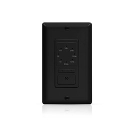 ECOELER Countdown Timer Switch, 1-5-10-20-30-60 Min, 2-4 Hour, in-Wall Timer Switch with Constant On Mode for Bathroom Fans and Lights, Neutral Wire Required, ETL Listed, Black