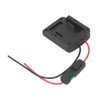 18V Battery Adapter Good Fit Lithium Battery Converter with Fuse
