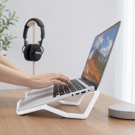 Adjustable Laptop Stand for Desk – Portable Tilt & Height Adjustable Computer Riser for MacBook, PC and Daily Work
