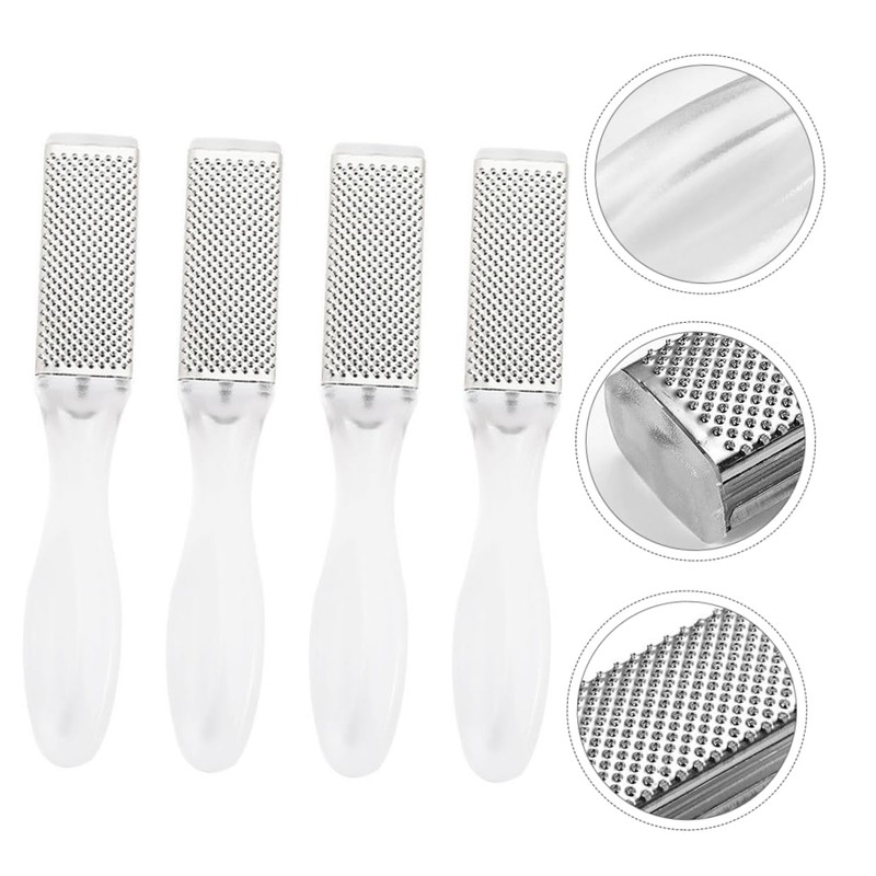 NOLITOY Foot File Double-sided Stainless Steel Callus Remover Grit Tool