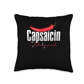 Capsaicin Formula Design for a Habanero Chili Lover Throw Pillow