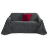Beautissu Romantica Blanket 210 cm x 280 cm in Suede-Look