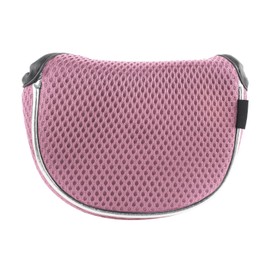 Andux Mesh Mallet Putter Cover Golf Putter Head Covers Pink, Square MT/TG14