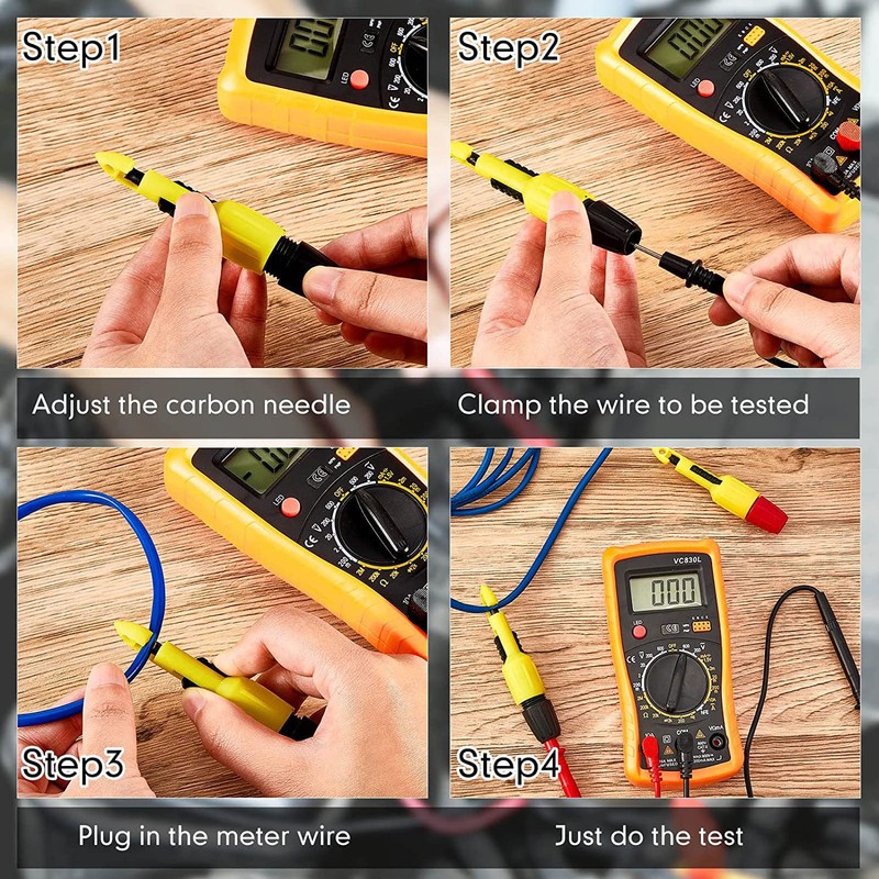 Greluma 2 x 4 mm wire piercing probe, insulation piercing