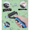 pet grooming brush (blue)