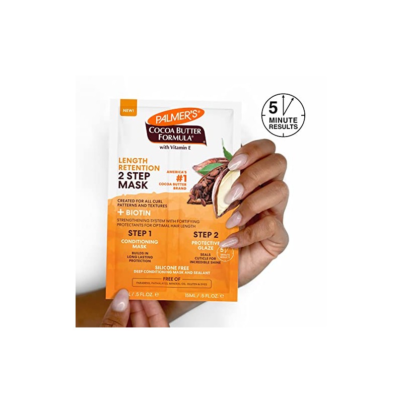 Palmer's Cocoa Butter Formula Biotina Longitud Retención 2-Step Hair Mask