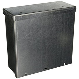 Wiegmann RSC101004G RSC-Series Wall-Mount Enclosure NEMA 1/3R Lift-Off Screw Cover with Knockouts, Galvanized Steel, 10" x 10" x 4"