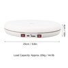 Zerodis Electric Motorized Rotating Turntable Display Stand with LED, 360
