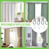 Curtain Hooks for Track, 100 Pcs Metal Curtain Hooks Hanging