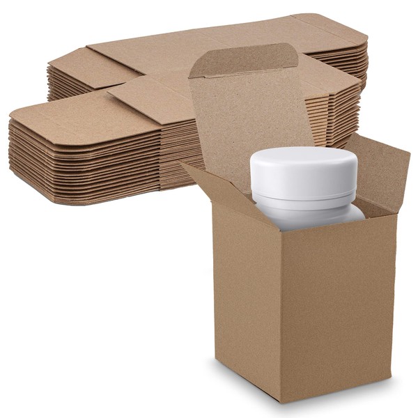 MT Products Tuck Top Kraft Paperboard Gift Box Perfect Packaging for Any Occasions Easily Assembles 3 x 3 x 4 inches (30 Pieces)