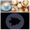 16Pcs Plastic Coffee Stencils Various Patterns Art DIY Mold Tools