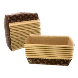 Junior Loaf Pan Italian Paper Bakers (25-pack, 6 x 2.5 x 2 Inch)