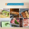 Sanbege 3 Pcs Stainless Steel Food Containers with Clear Lids,