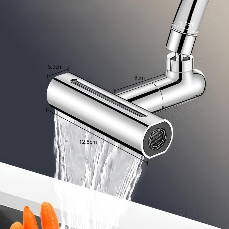 Aireador de Fregadero, 360 Giratorio Grifo Extensor 4 Modos