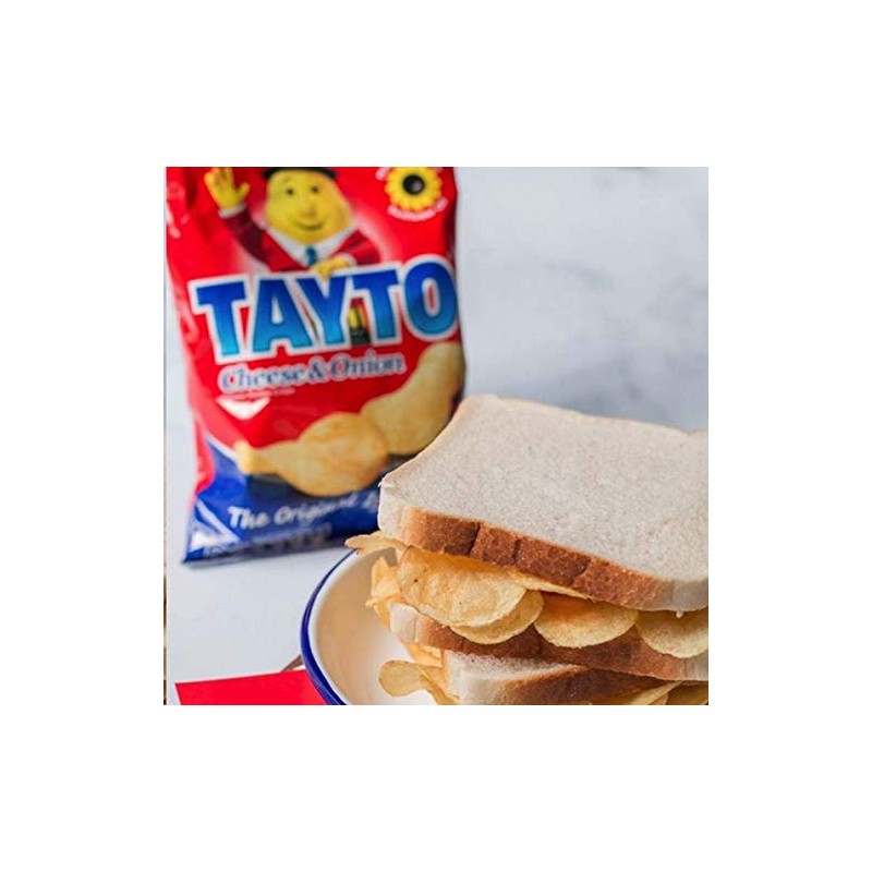 Tayto Cheese & Onion Chips 25g x 6 Pack by