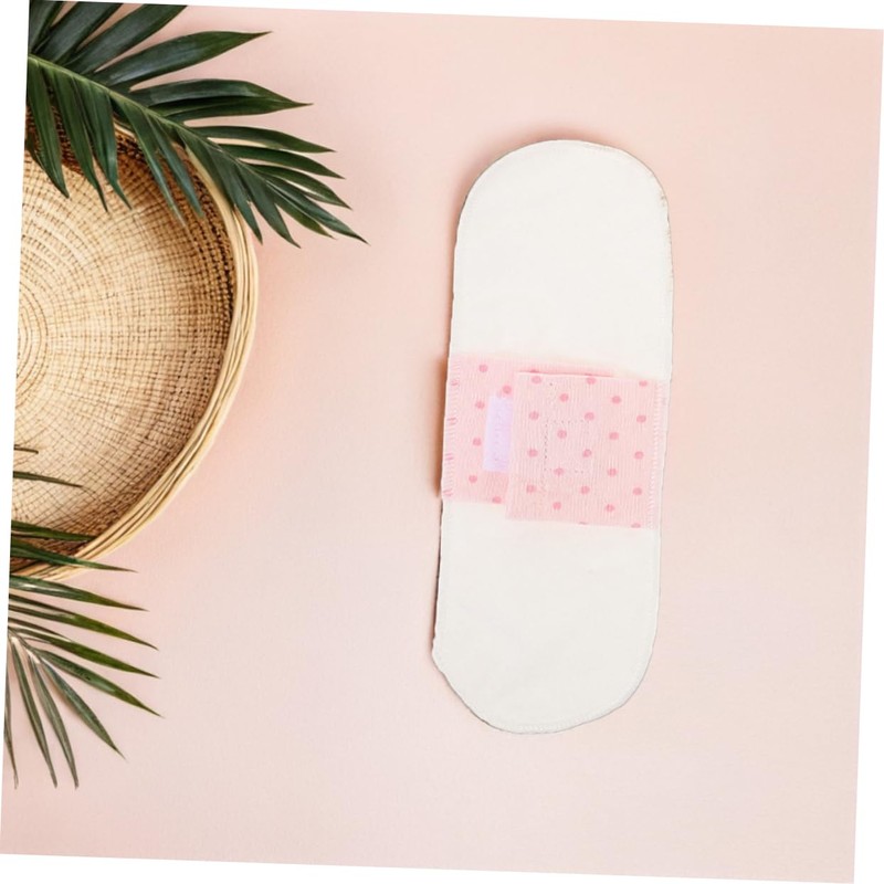 COLLBATH Washable Sanitary Napkins for Women Reusable Cotton Pads Soft