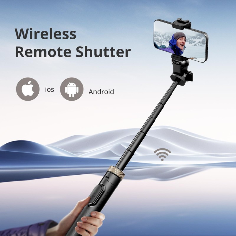Sensyne 72" Extendable Tripod for iPhone & Selfie Stick with