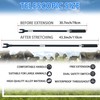 Kehail Retractable Aluminum Cattle Prod, 43.6" Waterproof Cattle Prod Stick,