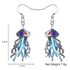 LONYOO Enamel Ocean Animals Shark Earrings Dangle Zinc Alloy Octopus