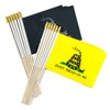 QQSD Dont Tread on Me Gadsden Small Flag Stick Mini