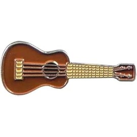 GBJUK Ukulele Musical Instrument Guitar Enamel Pin Badge with Clasp Back