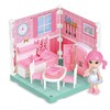 Nilez DIY Miniature Dollhouse Kit Furniture Set Mini Kitchen House