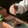 TIANTHH Incense Stick Holder Ash Free Wood Compact Portable Incense