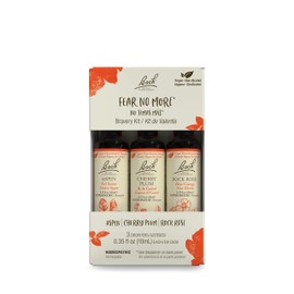 Bach Original Flower Remedies, Fear No More Kit, For Courage & Bravery (Non-Alcohol Formula), Natural Homeopathic Flower Essence, Vegan, 3 x 10mL Droppers