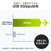 Sanwa Direct 600-3USCA128G USB Flash Drive USB-A USB-C Dual Compatible,
