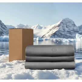 Lightweight Summer Bedding Comforter for Hot Sleepers Super Cozy Blanket for Night Sweats Double-Sided Soft Cooling Comforter Dove Gray Queen 88"x 88"