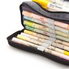 Large Capacity Pencil Case Multi Pocket Double Opening Cute Stationery