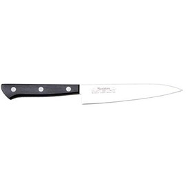 Masahiosaku 14004 MV Black Plywood Knife, 5.9 inches (150 mm)