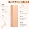 Base de Maquillaje 4 en 1, SPF 50, Base de