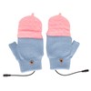USB Heating Gloves Full Finger Half Fingerless Double Sided Heating