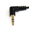 StarTech MU3MMS2RA 3 ft Slim 3.5mm Stereo Audio Cable Male