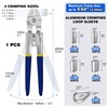 Sanuke Wire Rope Crimping Kit, Cable Swaging Tool Crimps up