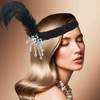Tongcloud 12pcs 1920s Flapper Headband, Costume Flapper Headpiece for Women,