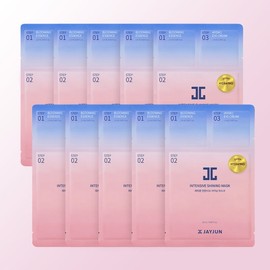 Nutrition Moisture Jayjun Intensive Shining Nutrition Enhancing Mask 10 sheets 4074655 / 영양수분 제이준 인텐시브 샤이닝 영양강화 마스크 10매 4074655